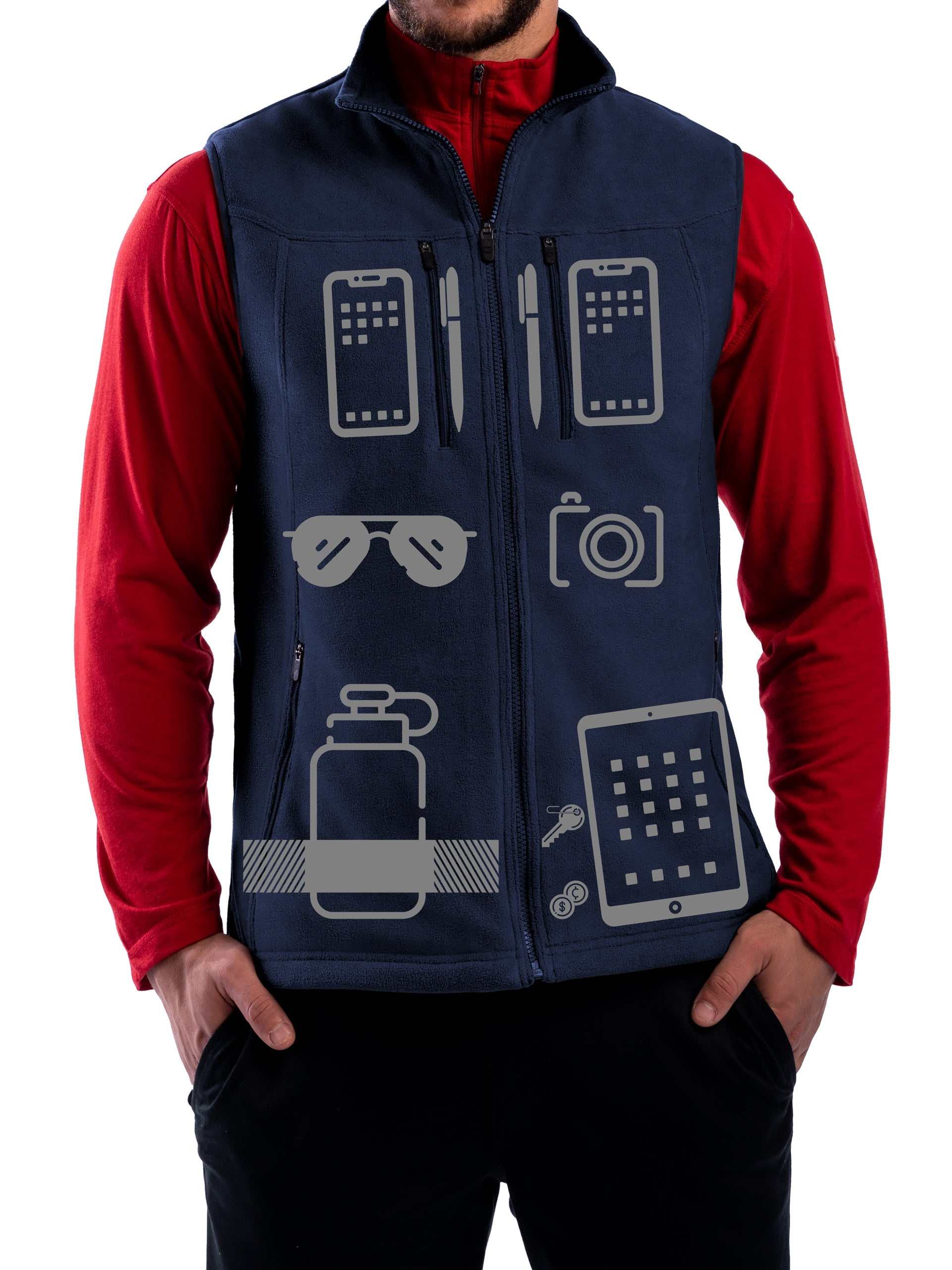 Fireside Fleece Vest-Men's - Image 12