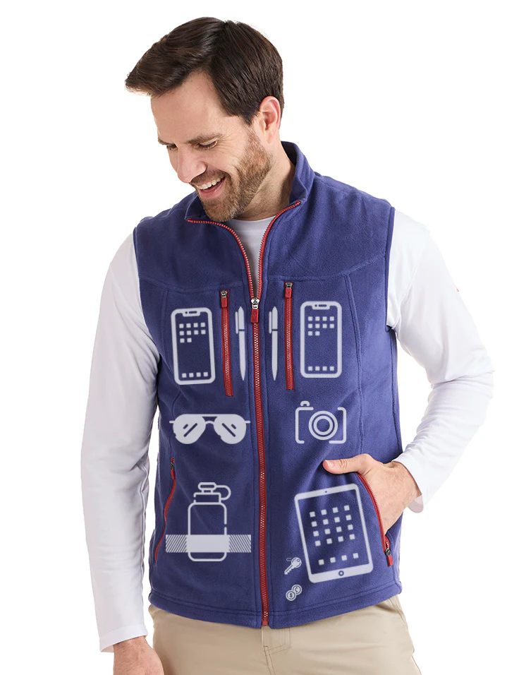 Fleece Crest Vest for Men - Image 20