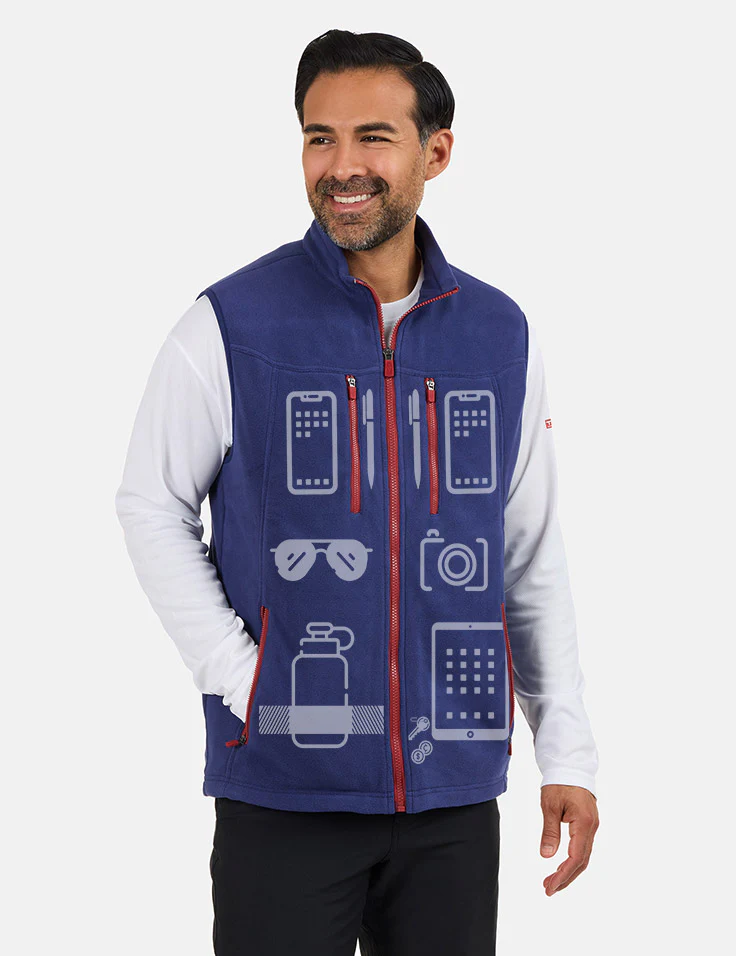 Fleece Crest Vest for Men - Image 8