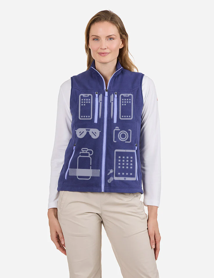 Fleece Crest Vest for Women - Image 8